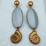 Σκουλαρίκια Silver με κοχύλι