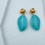 Turquise chaolite earrings