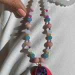 Κολιέ  πολύχρωμο με πέτρες