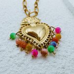 Colorful heart pedant