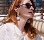 Leaf Gold earrings - Image 2