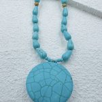 Round turquoise necklace