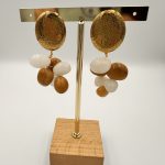Earrings Caramel Beige