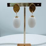 White Coral earrings