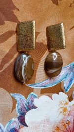 Earrings Botswana Choco - Image 5