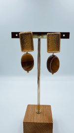 Earrings Botswana Choco - Image 6