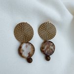 Choco Agate Earrings