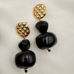 Daniela Gold Statement Earrings