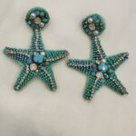 Starfish Beaded blue