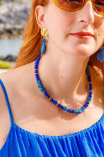 Nymphe Earrings blue - Image 2