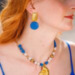 Thalina earrings blue