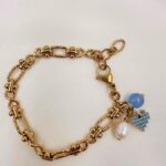 Petit blue heart bracelet