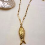 Sea Muse-Κολιέ ατσάλινο με ψάρι