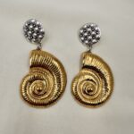 Nautical earrings large gold