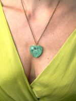 Ocean heart emerald-Μεταγιόν καρδιά σμαραγδί - Image 3