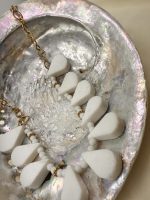 Coral White Elegance necklace-Κολίε λευκό κοράλλι - Image 2