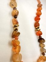 Sunset dream gemstone necklace-Κολιέ αχάτης - Image 4