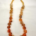 Sunset dream gemstone necklace  ΙΙ - Κολιέ αχάτης ΙΙ