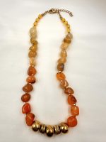 Sunset dream gemstone necklace  ΙΙ - Κολιέ αχάτης ΙΙ