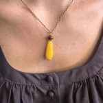 Semiprecous Drop Honey-Μεταγιόν σταγόνα αχάτης