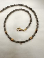 Noa Minimal necklace grey-Κολιέ γκρι