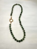 Elise Necklace Green Emerald-Κολιέ πράσινος αχάτης - Image 4
