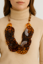 Tartarooga Statement necklace-Κολιέ σχέδιο Ταρταρούγα - Image 4