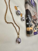 Silver pearl pendant minimal-Minimal κολιέ  αλυσίδα με μαργαριτάρι ασημί