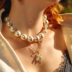 Gold  Zirgon Scarab  necklace-Μεταγίον  σκαραβαίος με ζιργκόν