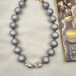 The Bold Baroque silver necklace -Κολιέ με πέρλες ασημί