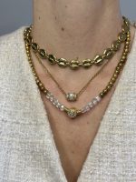 Winter Bloom necklace -Κολιέ λουλούδι - Image 3