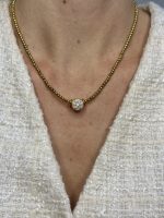 Winter Bloom necklace -Κολιέ λουλούδι