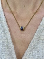 Zirgonia Barrel blue-Μεταγιόν ζιργκόν μπλε - Image 2