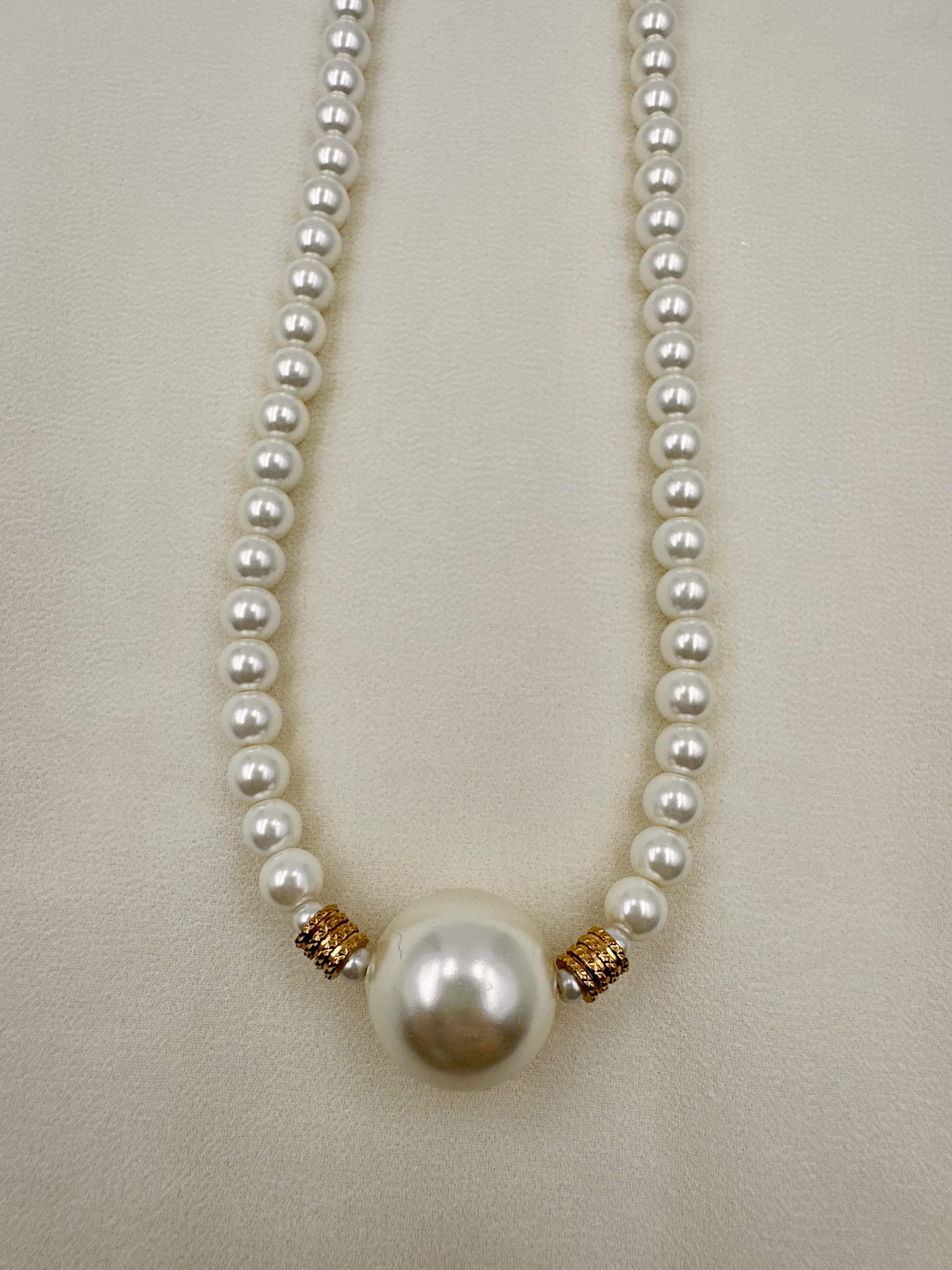 1764926856617281 Bubble pearl necklace - Κολιέ πέρλα σειρέ - Image 1