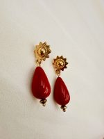 Absolute red Drops-Σκουλαρίκια σταγόνες κόκκινα - Image 2