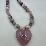 Eclat Heart necklace pink