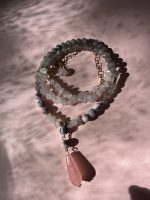 Eleanor  necklace pink quartz
