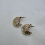 Lily earrings pink