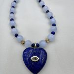 Eclat Heart necklace blue
