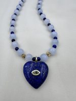 Eclat Heart necklace blue