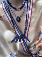 Eclat Heart necklace blue - Image 2