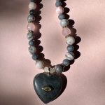 Eclat Heart necklace grey
