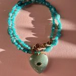 Eclat Heart necklace emerald