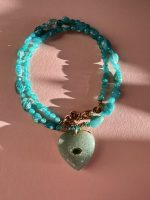Eclat Heart necklace emerald