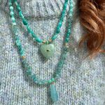 Eleanor necklace emerald Jade