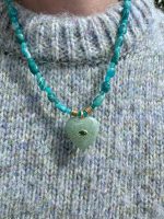 Eclat Heart necklace emerald - Image 2