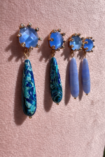Azure Drop Earrings -Sky - Image 4