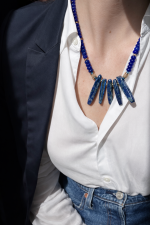 Lapis Blue necklace -Κολίε Λάπις Λαζούλι - Image 3