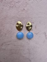 Σκουλαρίκι νεφρίτης γαλάζιο