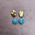 Σκουλαρίκι νεφρίτης βεραμάν